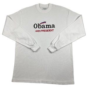 Empire Bigland Thermal Shirt Men 2XL Barack Obama 44th President Long Sleeve Rap